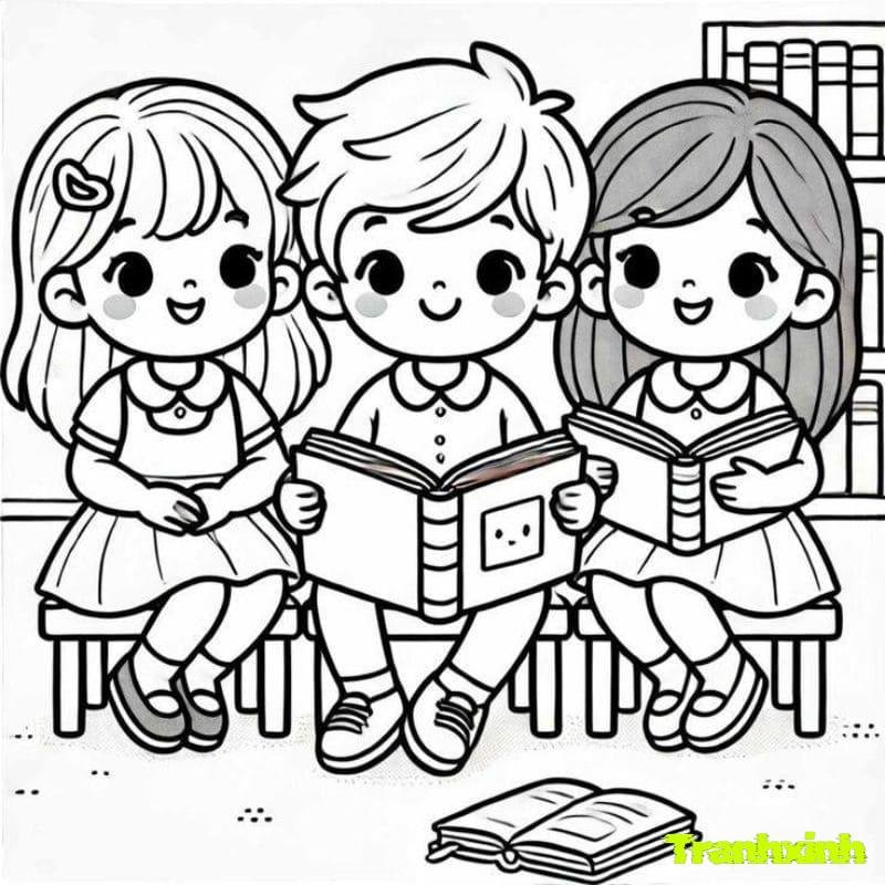 tranh cho trẻ tô màu chủ đề trường mầm non (1)