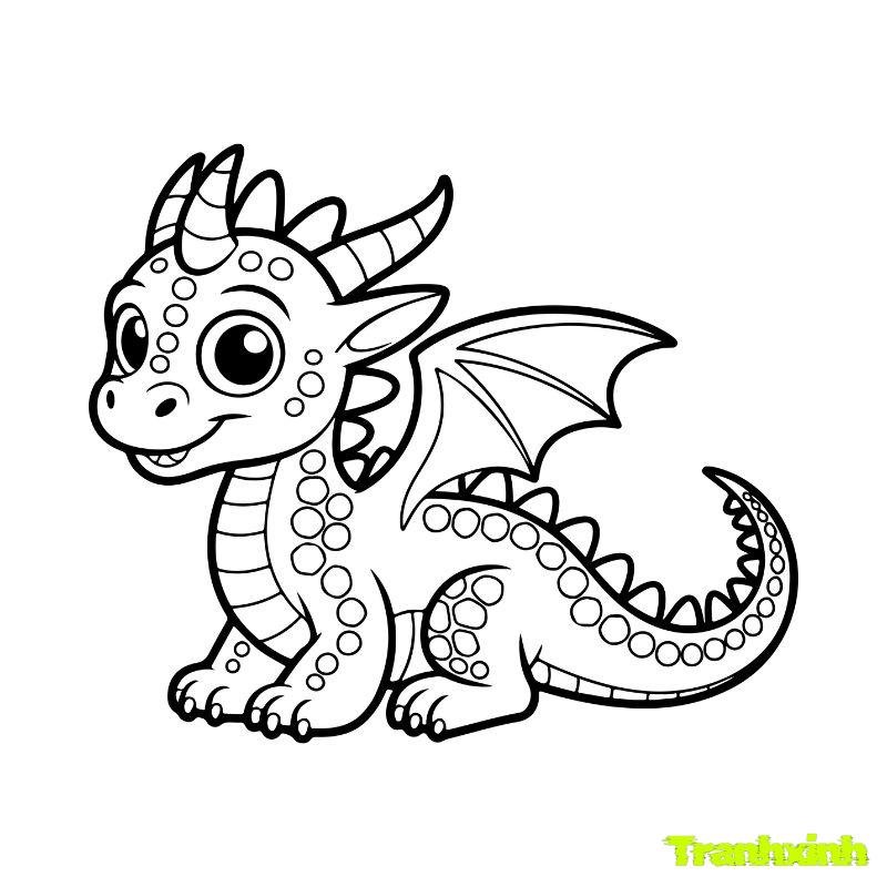 tranh rong to mau con vat