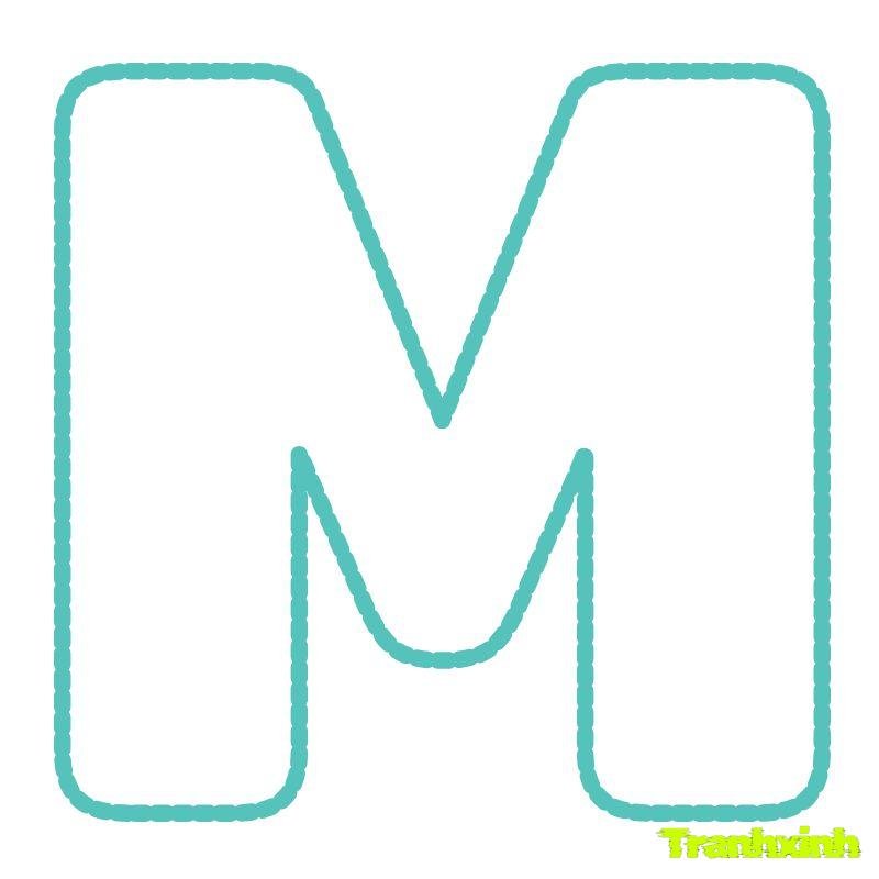 tranh tô màu chữ cái cho bé 5 tuổi