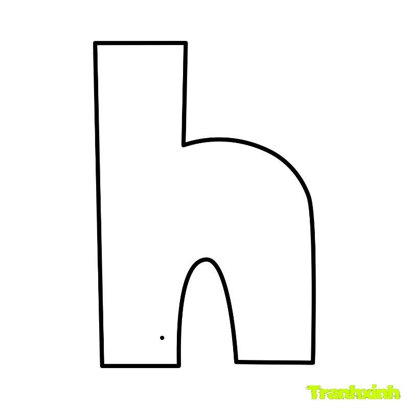 tranh tô màu chữ cái hd