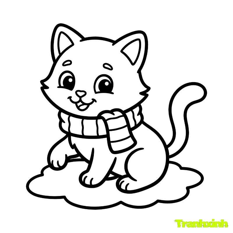 tranh to mau con meo