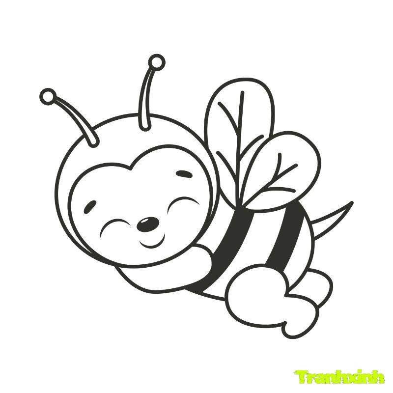 tranh tô màu con ong bầu