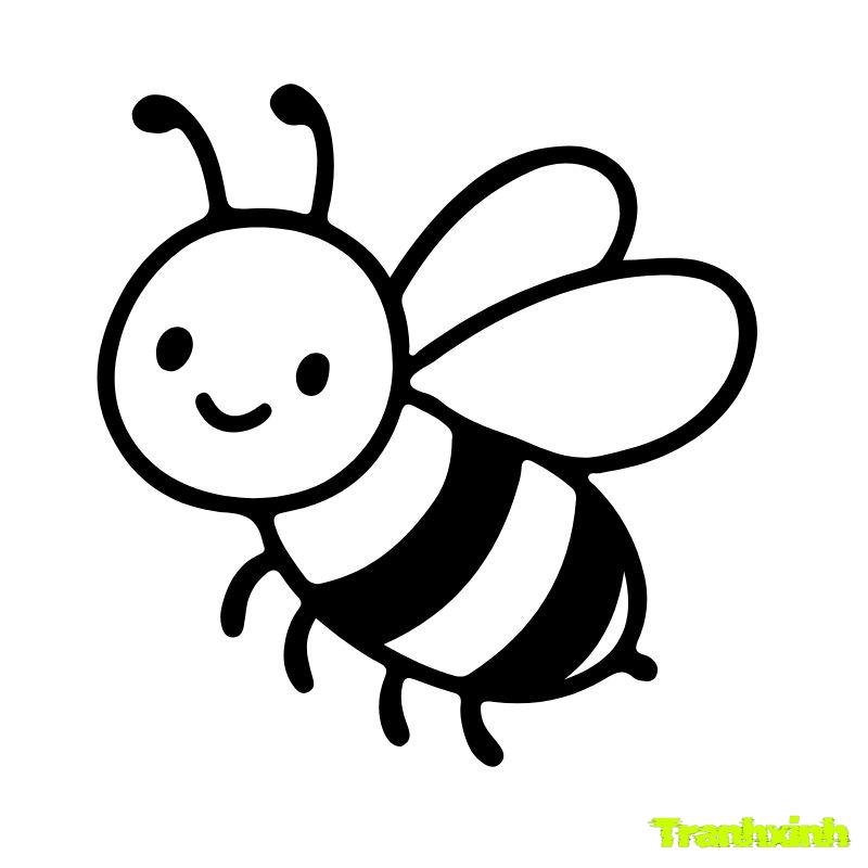 tranh to mau con ong