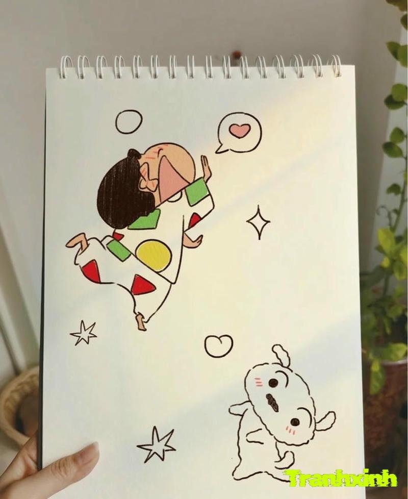 vẽ trang trí bìa sổ tay đơn giản