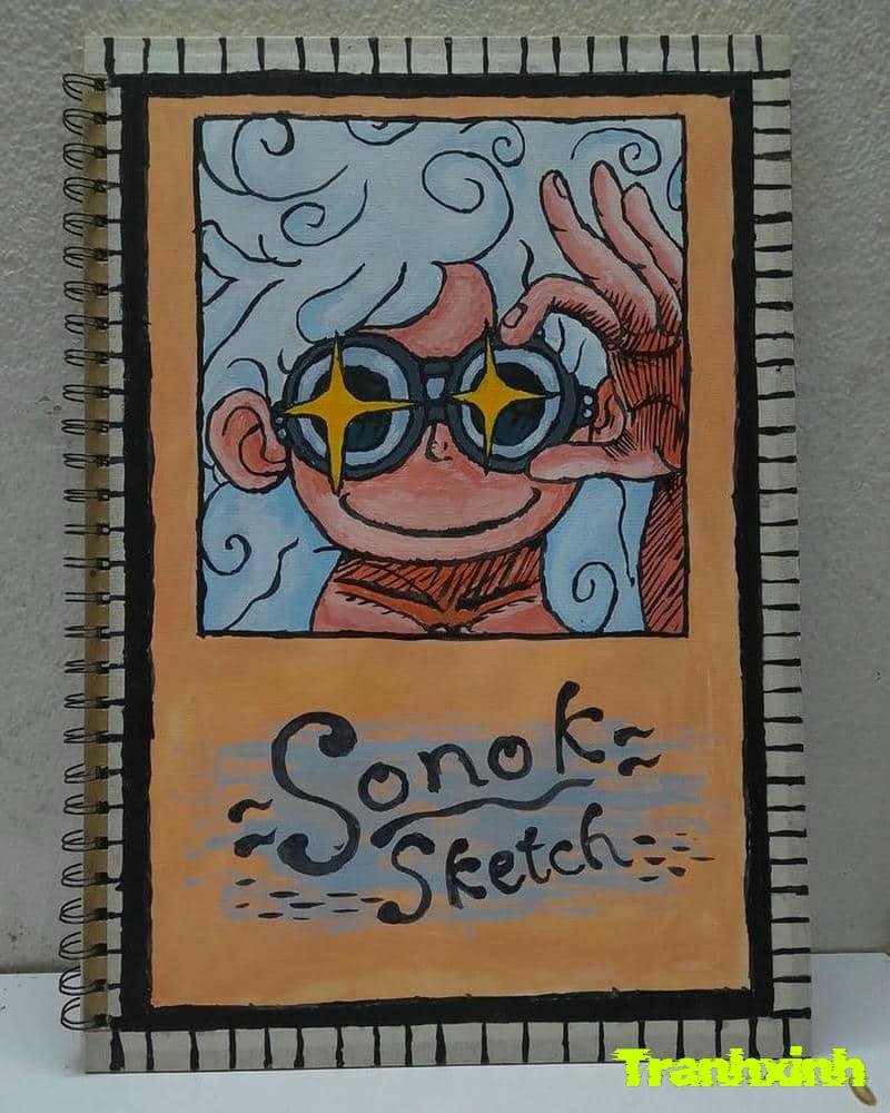 vẽ trang trí bìa sổ tay